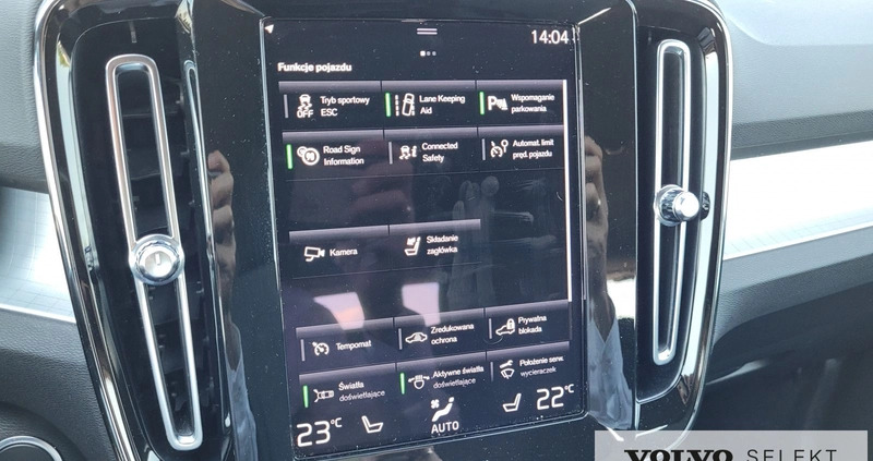 Volvo XC 40 cena 159900 przebieg: 47000, rok produkcji 2021 z Głuszyca małe 562